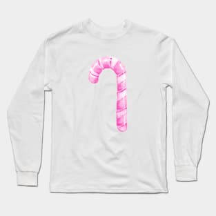 pink candy cane Long Sleeve T-Shirt